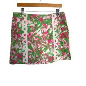 Lilly Pulitzer Forgot My Trunks Marigold Skort 8